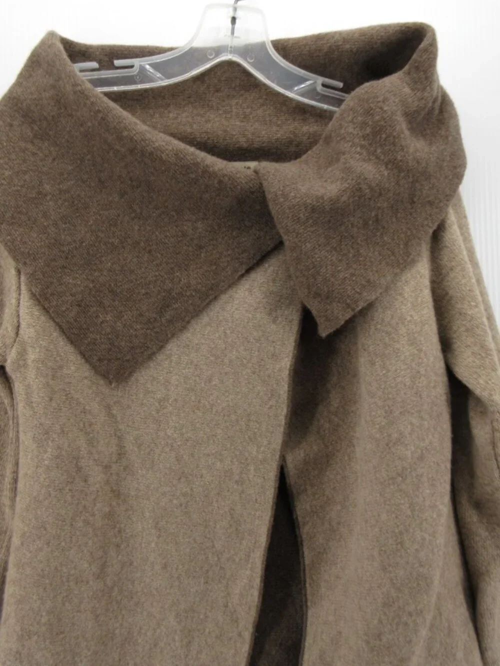 Chiaramente Sweater Small Wool Drape Wrap Lagenlook Artsy Italy * - Picture 2 of 12